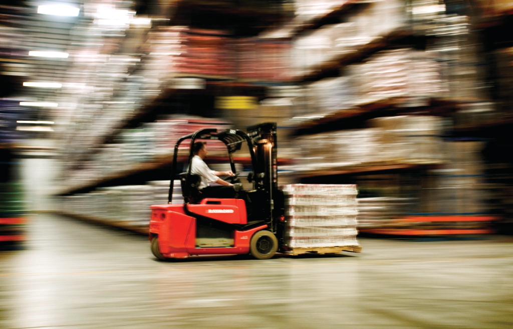 Compressed Pro Forklift On The Move