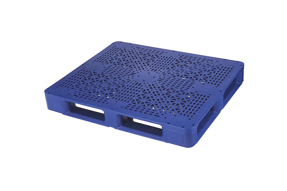 Blue Rackable Pallets Rackable Plastic Pallets From: Rehrig Pacific Co | Food Logistics