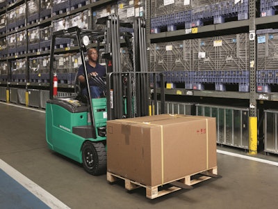 The Mitsubishi FB16PNT-FB20PNT series of forklifts.