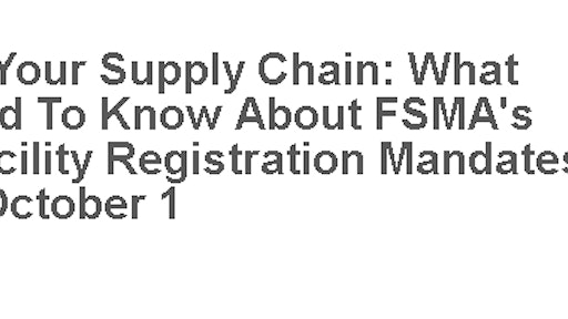 Protect Your Supply Chain