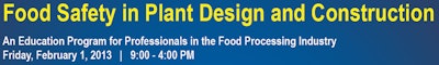 Food Safety in Plant Design and Construction