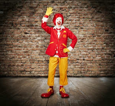 Waving Ronald