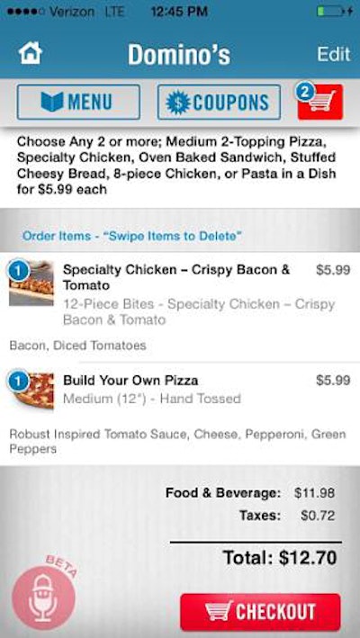 Dominos Pizza Voice Ordering 90 1402945201 Mr