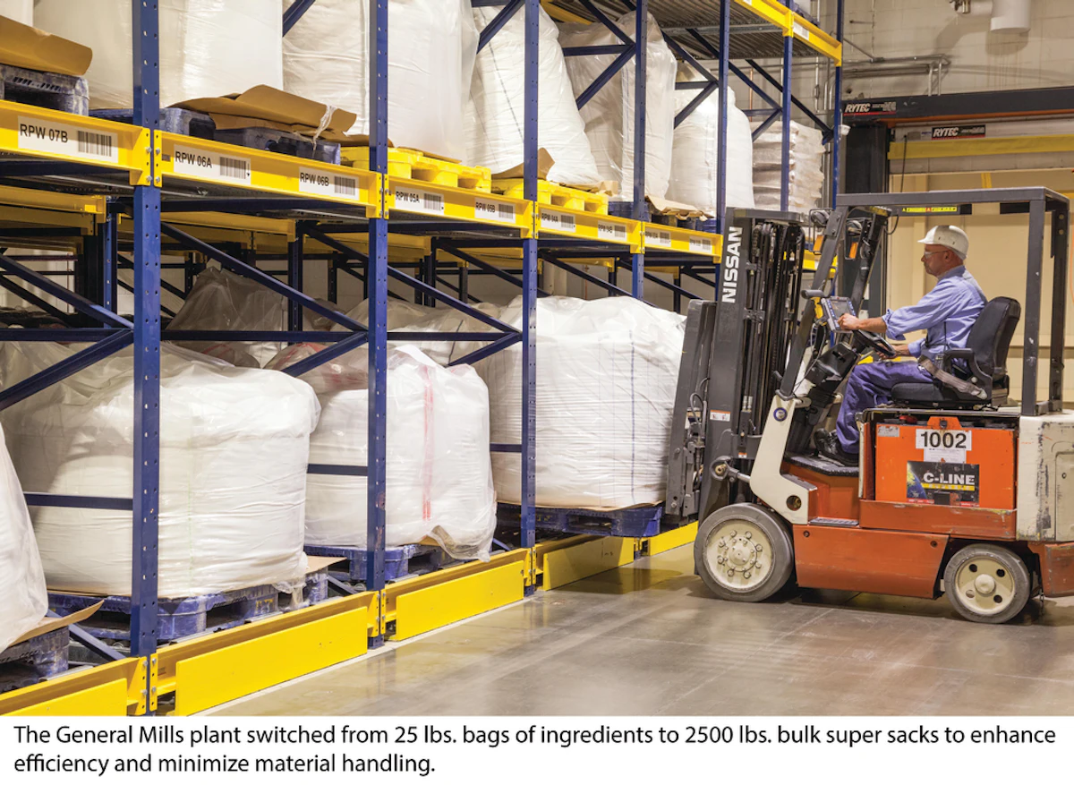 General Mills Optimizes Pallet Flow And Pushback Rack Storage | Food ...