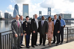 Federal, state and local leaders today joined the U.S. Army Corps of Engineers and JAXPORT leadership along the St. Johns River in downtown Jacksonville to mark the start of the Pre-Construction, Engineering and Design (PED) phase of the Jacksonville Harbor Deepening Project. The initial engineering and design work is expected to take 18 months. Deepening construction could begin as early as 2016.