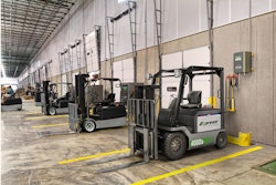 The EnerSys® Zero Battery Change Solution includes Express® eMAX HF® fast chargers to allow operators to charge their trucks during regularly scheduled breaks, eliminating the need to change batteries while maintaining optimum lift truck performance.