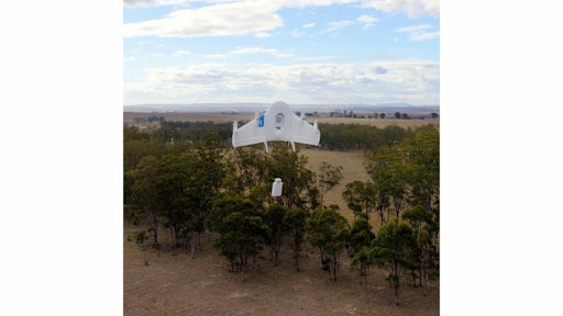 Google has tested its Project Wing drones in Australia.