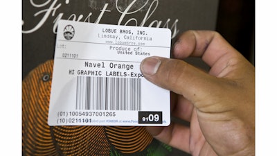 Dynamic Systems’ printer prints labels that include the GS1 barcode and comply with the Produce Traceability Initiative.