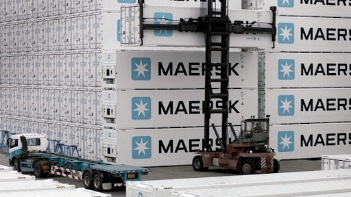 Danish shipping and oil group A. P. Moller-Maersk could split up into separate companies, its chairman said on Thursday after naming Soren Skou, the head of its container business, as chief executive.