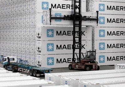 Danish shipping and oil group A. P. Moller-Maersk could split up into separate companies, its chairman said on Thursday after naming Soren Skou, the head of its container business, as chief executive.
