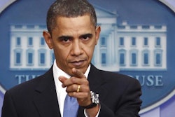 The measure closing the loophole from the Tariff Act of 1930 was included in a wider trade enforcement bill, which Obama signed into law at the White House in Washington.