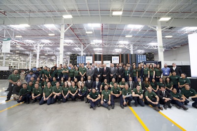The entire team at the new ORBIS facility in Silao, Mexico.