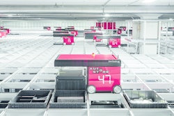 The Swisslog Autostore picks and stores single items and small cases to make better use of available space and increases efficiency at integrated goods-to-person workstations.