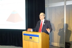 John Rosenberger of The Raymond Corp. tells ProMat attendees there are data management specialists available who can help them take advantage of the growing uses of Internet-enabled data.