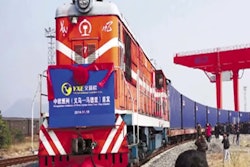 The Yixin'ou cargo line completed the trip from China to Spain in four months.