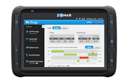 The Android-based Zonar 2020 Mobile Tablet.