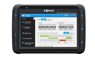 The Android-based Zonar 2020 Mobile Tablet.