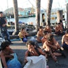 This isn't the first time the fishing industry in Southeast Asia has been accused of worker abuse, with these 11 Burmese migrants were rescued in this file photo from June of 2012.