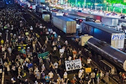 Brazilian truckers strike In protest of rising fuel taxes.
