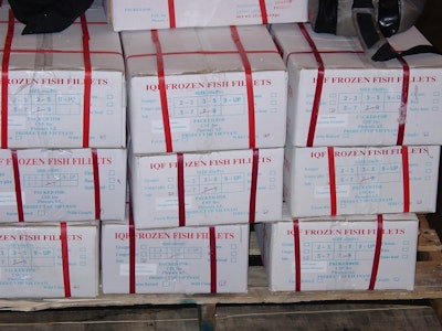 Boxes of frozen fillets of catfish of the genus Pangasius -- called basa, swai or sutchi -- that were imported into the United States from Vietnam falsely labeled as sole to avoid anti-dumping duties.