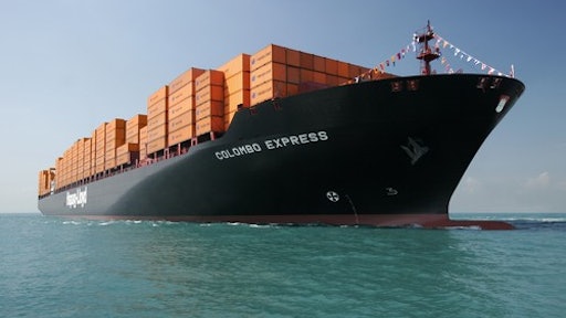 The Colombo Express, operated by Hapaq-Lloyd, is one of the largest ships in the world.