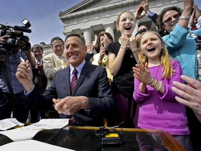 Vermont Governor Peter Shumlin responded to the letter yesterday on his Facebook page: The Grocery Manufacturers Association sent me a letter yesterday urging me to abandon Vermont's GMO labeling law. Here's my response: Here's an idea for the industry: Just label your products. All of them, nationwide. 64 countries already do it. I'm sure the food industry in America could summon the moral imagination to be the 65th. The industry's real concern is that as goes Vermont so will go America. Plain and simple Vermont's law is about giving consumers the right to know what is in their food. For too long consumers in America have been denied that right. Vermont is saying enough is enough. Give us the right to know.