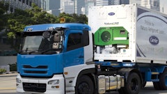 Carrier Transicold's NaturLINE uses natural refrigerant carbon dioxide, which can lower carbon emissions by 28 percent compared to previous systems,