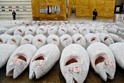 The Centers for Disease Control has reported that 60 people have gotten Salmonella in 11 states and laboratory results indicate frozen raw tuna is the likely source of the infections.