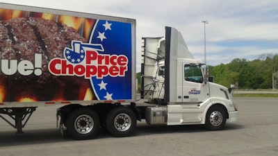 Price Chopper is testing the active aerodynamic solution from Actasys Inc. in partnership with Logistics One.