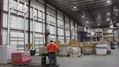 Cheney Brothers maintains 38- to 40-degree F docks, with product going in and out of -5-degree F freezer storage and 34-degree F cooler rooms.