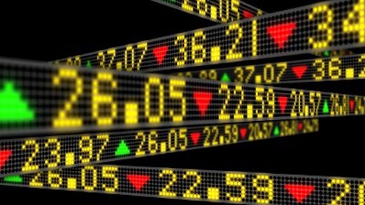 The Dow Jones Industrial Average ended down 588 points, or 3.6 percent, at 15871, having briefly fallen over 1000 points.
