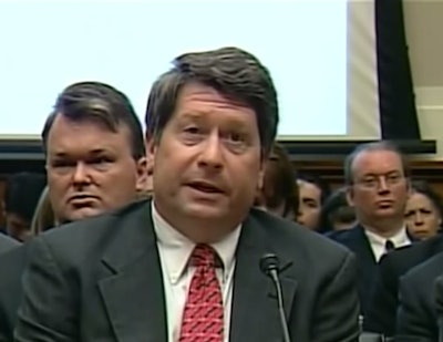 Peanut Corporation of America owner Stewart Parnell testifies before Congress.