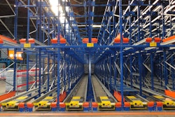Storax Ranger, a high-density storage solution, automatically circulates pallets on a shuttle system.