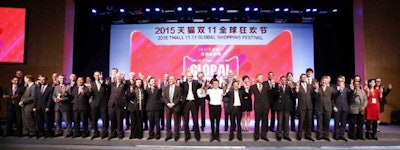 Alibaba Group officially launched its 2015 11.11 Global Shopping Festival in a ceremony at its Hangzhou headquarters.