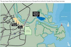 The South Carolina State Ports Authority and the Georgia Ports Authority will jointly own and operate the terminal, which will be located in Jasper County near the entrance of the Savannah Harbor.