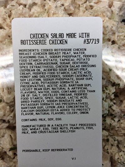 The department added that consumers with “Chicken Salad made with Rotisserie Chicken” (item number 37719) purchased from Costco in Colorado should discard it.