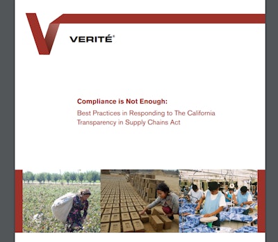 Under California's supply chain transparency law, the first of its kind, companies with more than $100 million in revenue must publicly disclose their efforts to fight slave labor. It doesn't require them to have a policy – but if they do, they have to say what it is.