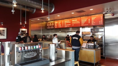 The company temporary closed its Cleveland Circle location in Boston, where the students ate, while health officials investigate.