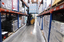 Lift truck management software allows Southern Wine & Spirits to monitor the efficiency of a Landoll lift truck.