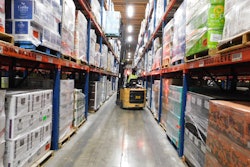 Lift truck management software allows Southern Wine & Spirits to monitor the efficiency of a Landoll lift truck.