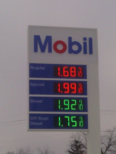 The U.S. average retail pump price for gasoline also declined this week by 3.4 cents to $1.822 per gallon, which is 24.6 cents cheaper compared to the same week in 2015.
