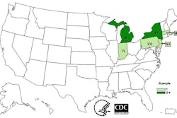 Dole Food Co. issued a voluntary market withdrawal of packaged salads from 23 states and three Canadian provinces a few hours after the CDC announcement.