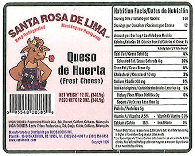 Cheese produced by Roos Foods, Inc. was linked to an outbreak of Listeria monocytogenes (L. mono) that sickened eight people in 2013. Seven people were hospitalized.