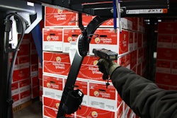 The scanners make it easy for Kershaw Fruit to track the PTI labels on pallets and cases.