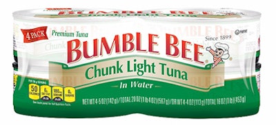 Bumble Bee Foods, LLC announced today that it is voluntarily recalling 3 specific UPC codes of canned Chunk Light tuna due to process deviations that occurred in a co-pack facility not owned or operated by Bumble Bee.