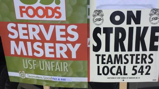 Teamsters who drive for US Foods in Corona, Calif. have launched an unfair labor practice strike to protest allegations that the foodservice company violated federal law that protects workers' rights.