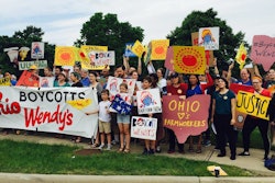 Allies from cities around the Midwest – Cleveland, Cincinnati, Pittsburgh, Ann Arbor, Nashville and Louisville – traveled to Wendy's headquarters for the shareholder meeting.