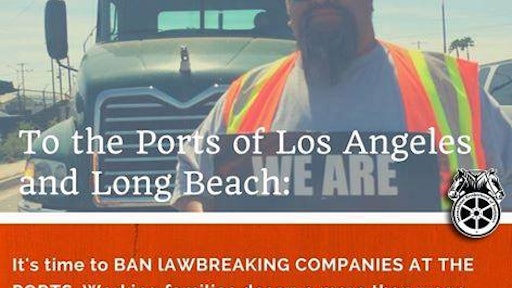 The Teamsters launch a concerted campaign to pressure trucking companies on the issue in California, where a week-long series of job actions involving drayage companies that serve the ports, intermodal rail yards and warehouses began Wednesday.