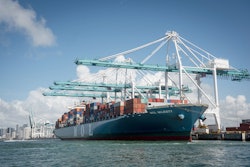 The MOL Majesty is part of the G6 Alliance Transpacific PA2 service, originating in Asia.