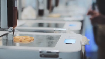 The Food Ink concept had its debut back in April at the 3D Printing Food Conference in the Netherlands. The plan going forward is to stage nine-course 3D-printed dinner events in London from July 25 to 27, then move on to other major cities worldwide, including Berlin, Dubai, Seoul, Rome, Tel Aviv, Barcelona, Paris, Amsterdam, Toronto, New York City, Taipei, Las Vegas, Sao Paolo, Tokyo, Austin, Singapore, Los Angeles, Cape Town, Sydney and Reykjavik.